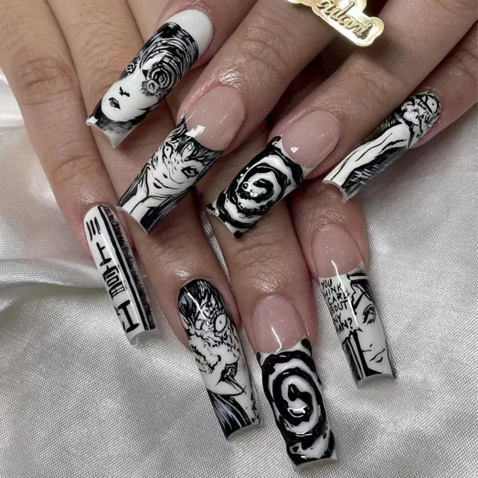 Gothic Manga Nail Art Collection-2